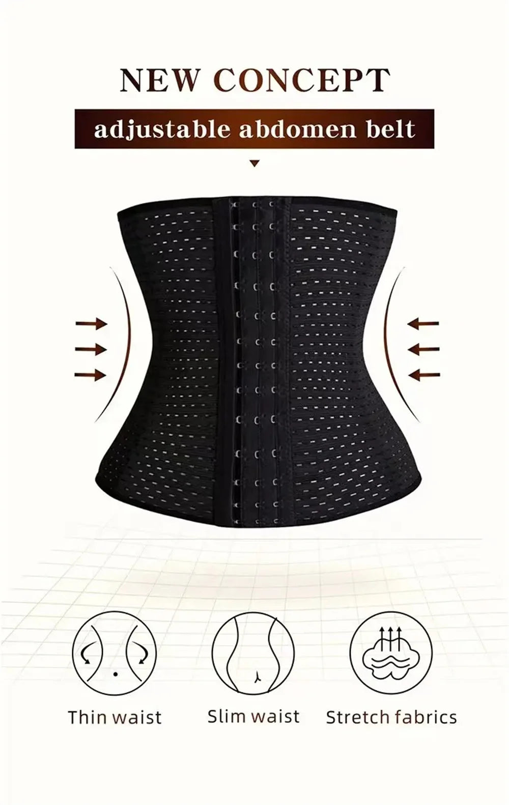 Women's Tummy Control Shapewear Bodysuit – Slimming Waist & Flat Belly Corset