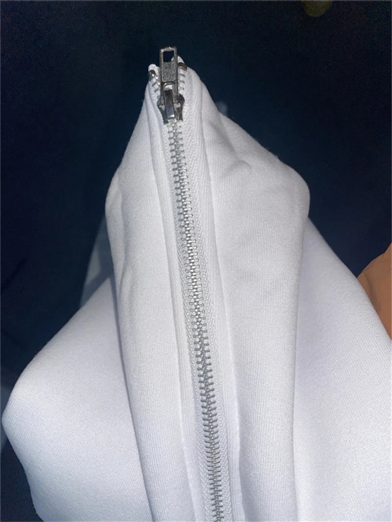 Zipper Hoodies Women/Men Trendy Long Sleeve Hooded Fleece Sweatshirt Casual Campus Streetwear Sportswear Hot Sales High Quality