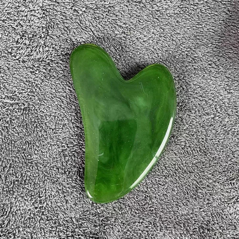 Jade Face Gua Sha Scraping Tool – Facial Massage for Skin Firming & SPA Care