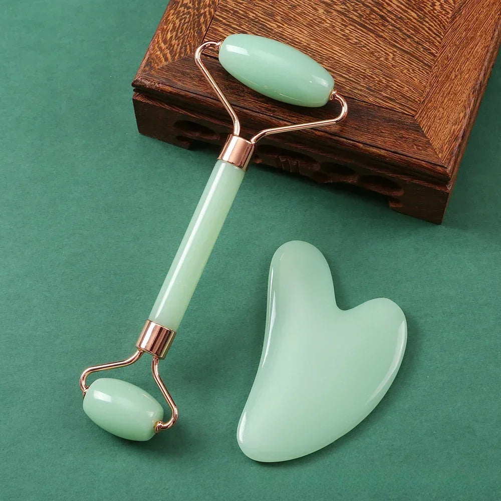Gua Sha Massage Board for Face – Rose Pink Facial Scraper for Neck & Body