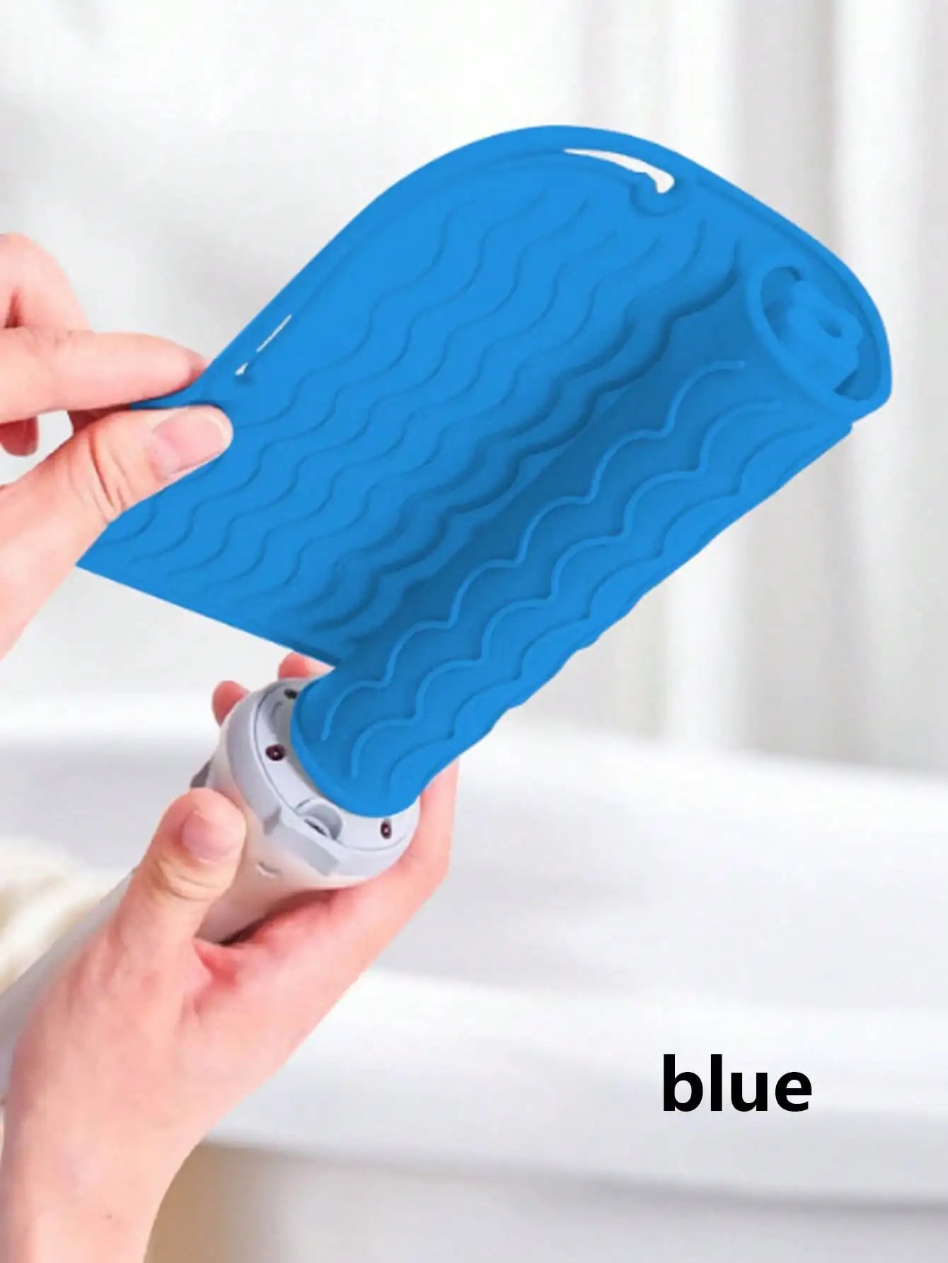 Heat-Resistant Silicone Mat for Hair Tools – Flat Iron, Curler & Straightener Pad