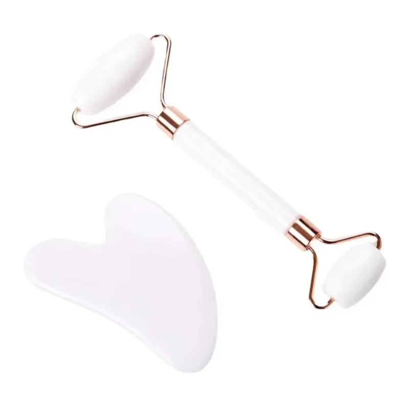 Gua Sha Massage Board for Face – Rose Pink Facial Scraper for Neck & Body