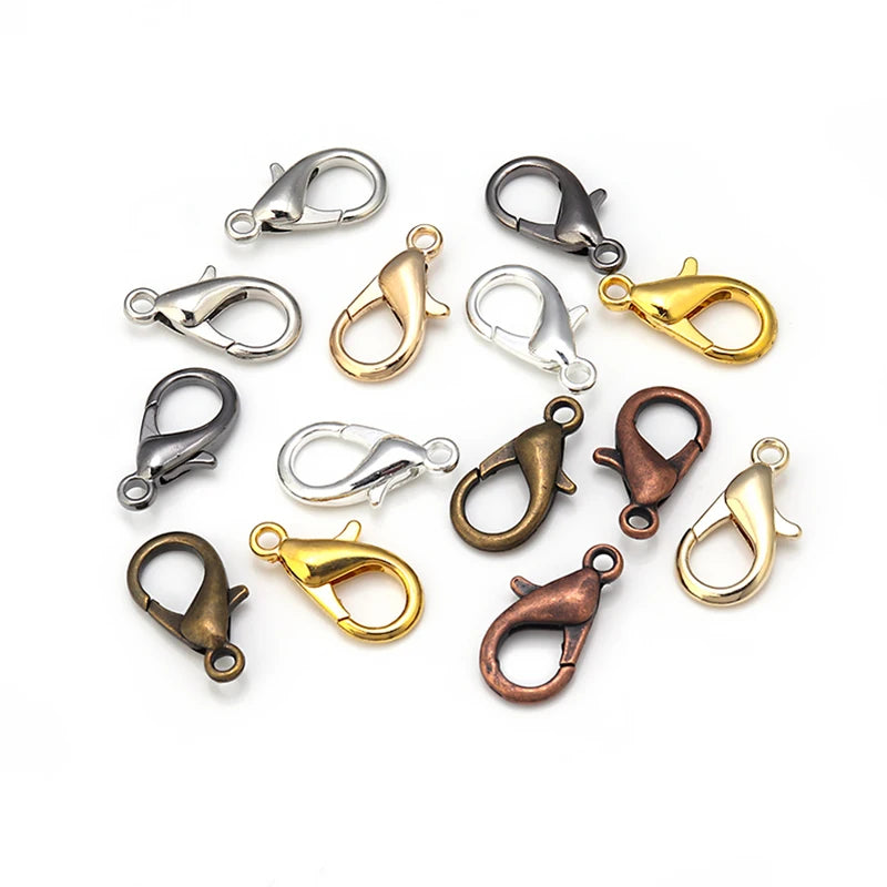 8 Colors 200pcs Open Jump Rings+ 50pcs Lobster Clasps Hooks Connectors Jewelry Making DIY Bracelet Necklace Jewelry Findings Kit
