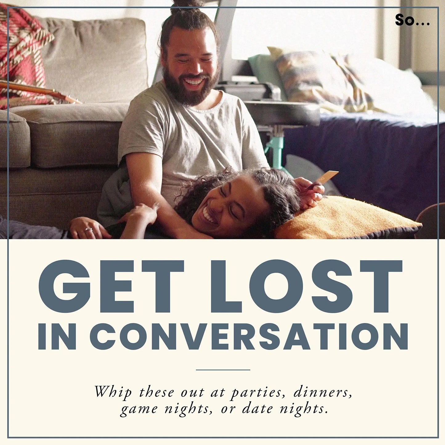 Conversation Starter Card Game – Adults, Families & Couples Party Deck