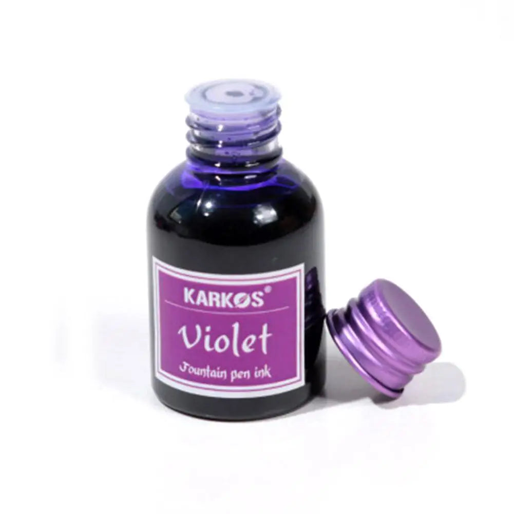 30ml Pure Colorful Fountain Pen Ink Universal Refill No Clogging Smooth Writing Ink Stationery for School Office Daily Writing ﻿