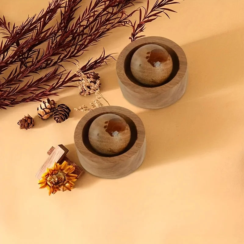 Mini Wooden Car & Home Essential Oil Diffuser – Natural Fragrance for Bedroom & Bathroom