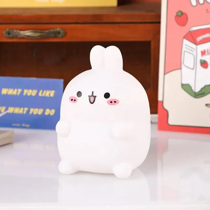 Rabbit Night Light – LED Bedside Table Lamp for Bedroom Décor & Atmosphere