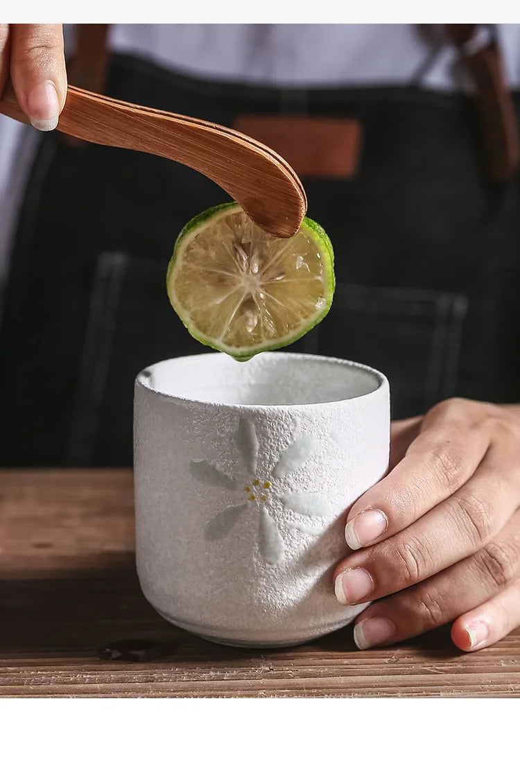 Japanese Ceramic Coffee & Matcha Stacking Cups – Stackable Sake & Water Cups