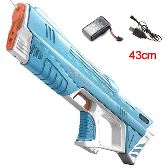 43cm Electric Automatic Water Gun – Kids' Outdoor Summer Beach Toy