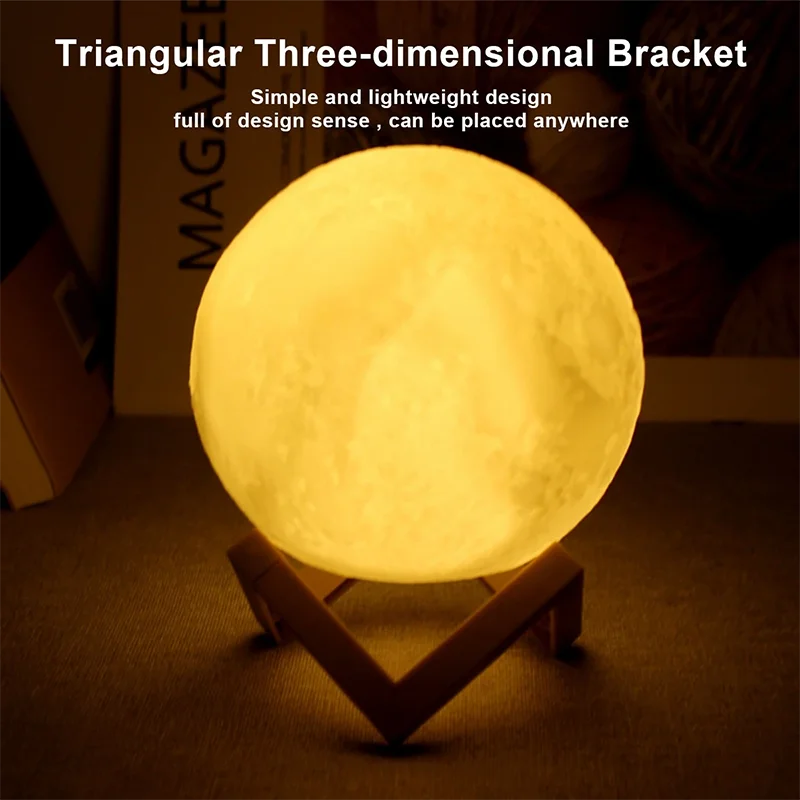 Book & Moon LED Galaxy Night Light – Bedside Decoration Gift for Kids & Birthdays