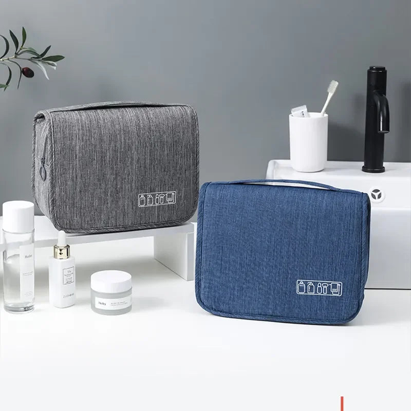 Oxford Waterproof Hanging Travel Toiletry Bag – Men & Women Wash Organiser