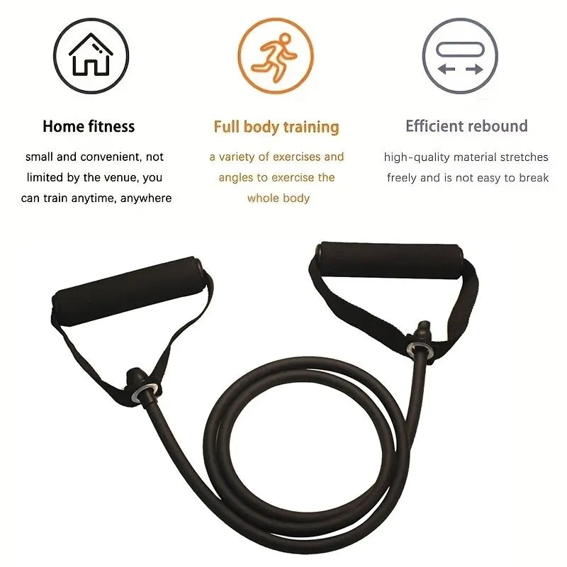 Resistance Bands with Handles – Workout Exercise Bands for Home Strength Training