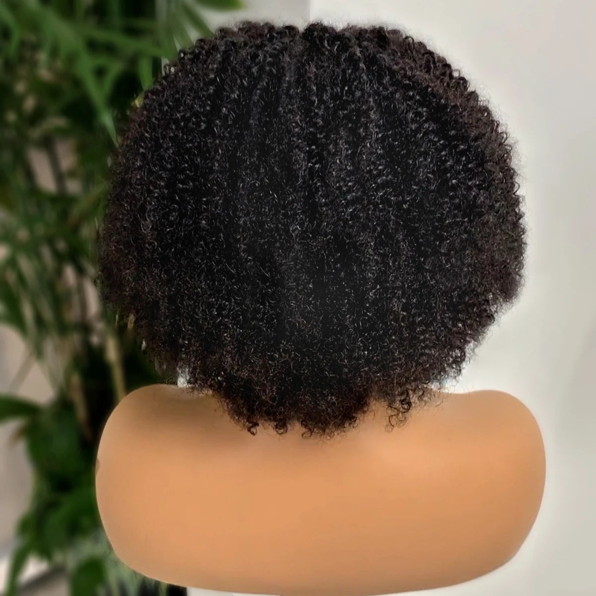 Kinky Curly Bob Wig – 180% Density 4x4 Lace Front Human Hair Afro Bob Wig for Women