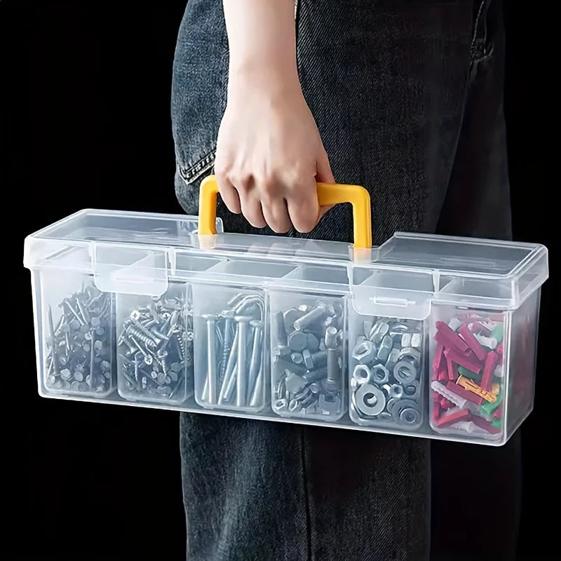 Multi-Compartment Tool & Parts Organiser Box Set – Screws, Hardware & Accessories