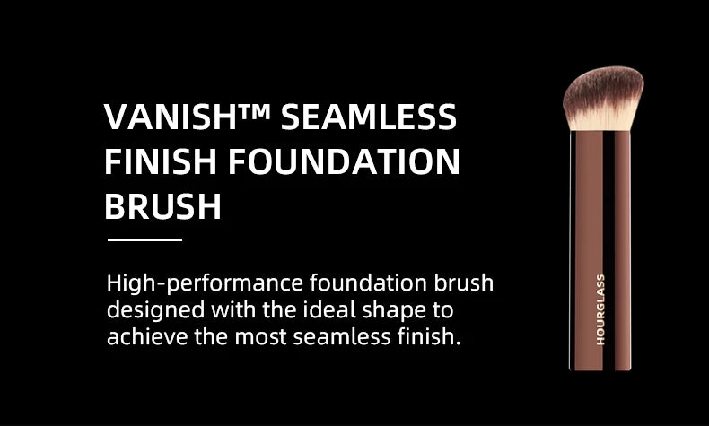 HOURGLASS Vegan brush travel brush set includes 7 brushes for the eye and face with a bag gift box packaging