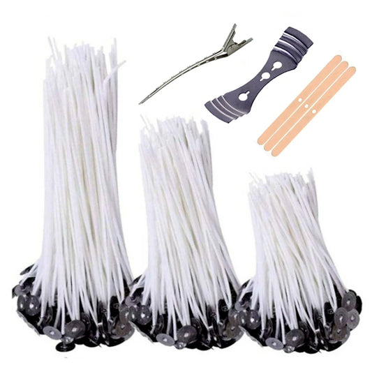 103-Piece Waxed Cotton Candle Wick Set – Smokeless Soy & Paraffin Wicks