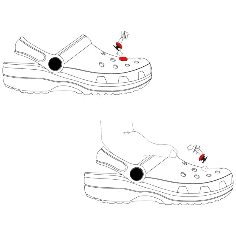 Hello Kitty Series Shoes Charms Bow Cartoon Anime Shoe Flowers For Clogs Sandals Diy Decoration Xmas Party Gifts Favors