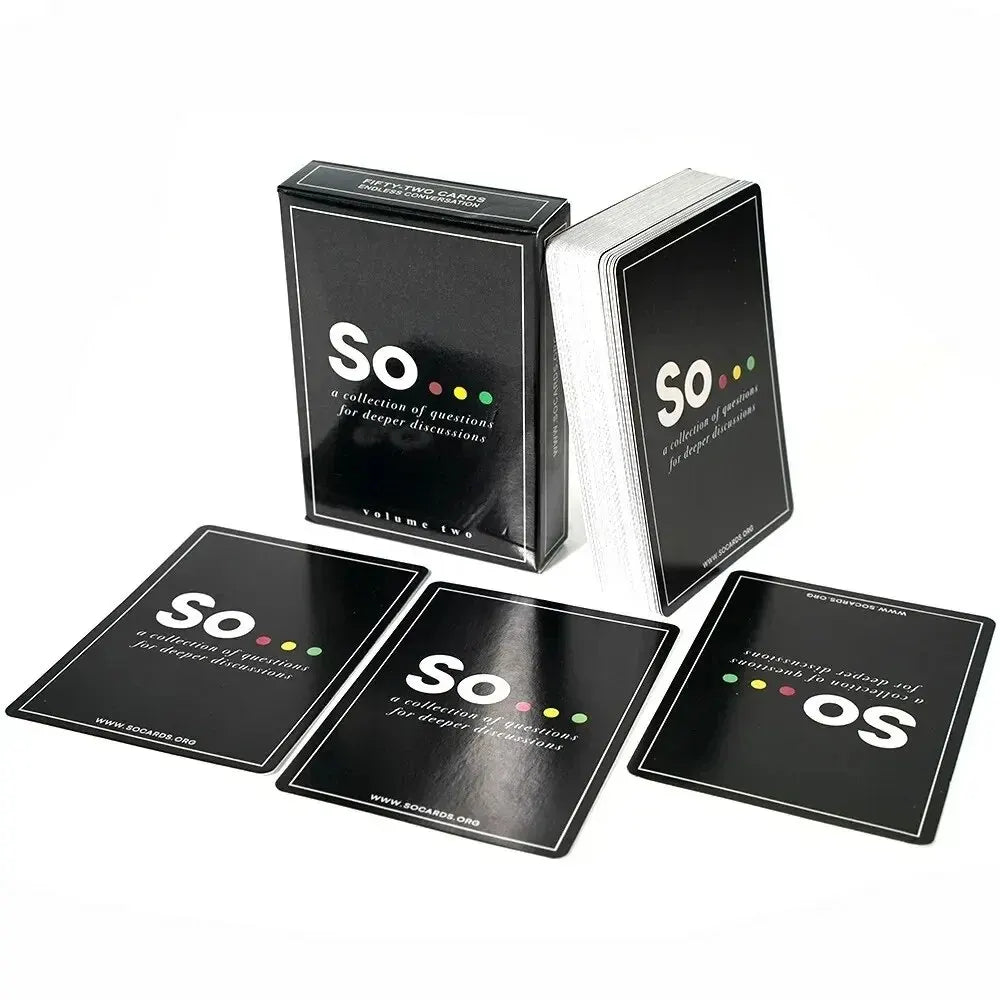 Conversation Starter Card Game – Adults, Families & Couples Party Deck