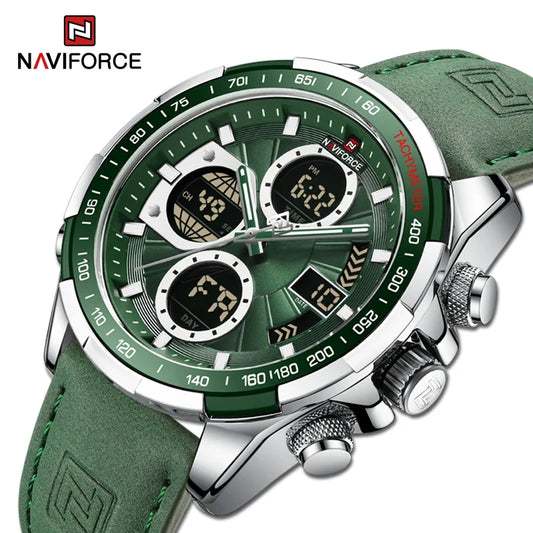 NAVIFORCE Military Sports Watch – Men's Chronograph Waterproof Quartz