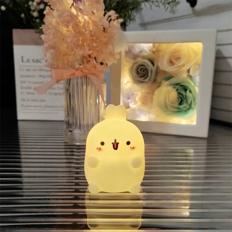 Rabbit Night Light – LED Bedside Table Lamp for Bedroom Décor & Atmosphere