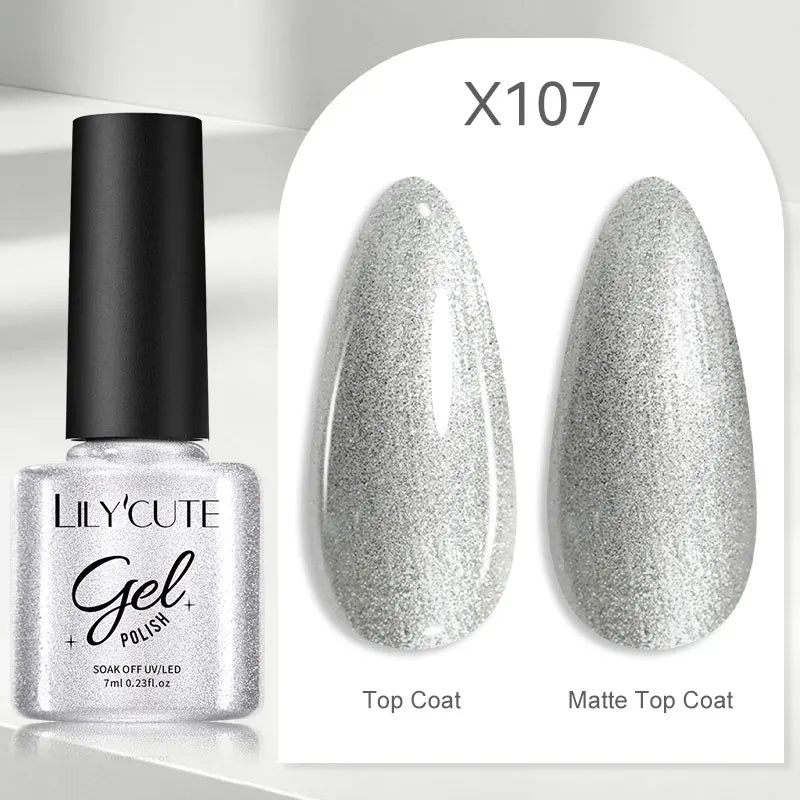 Gold Metallic Gel Nail Polish Liner – Super Bright Mirror French Stripe Nail Art