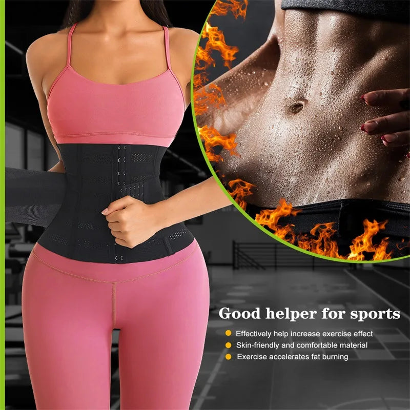 Women's Waist Trainer Shapewear Belt – Tummy Control Slimming Sheath Corset