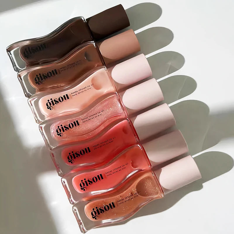 Gisou New Autumn Winter Limited Edition Long-lasting Moisturizing Lip Oil Gloss Care Lips Plumping Exfoliating Milky Mocha Gloss