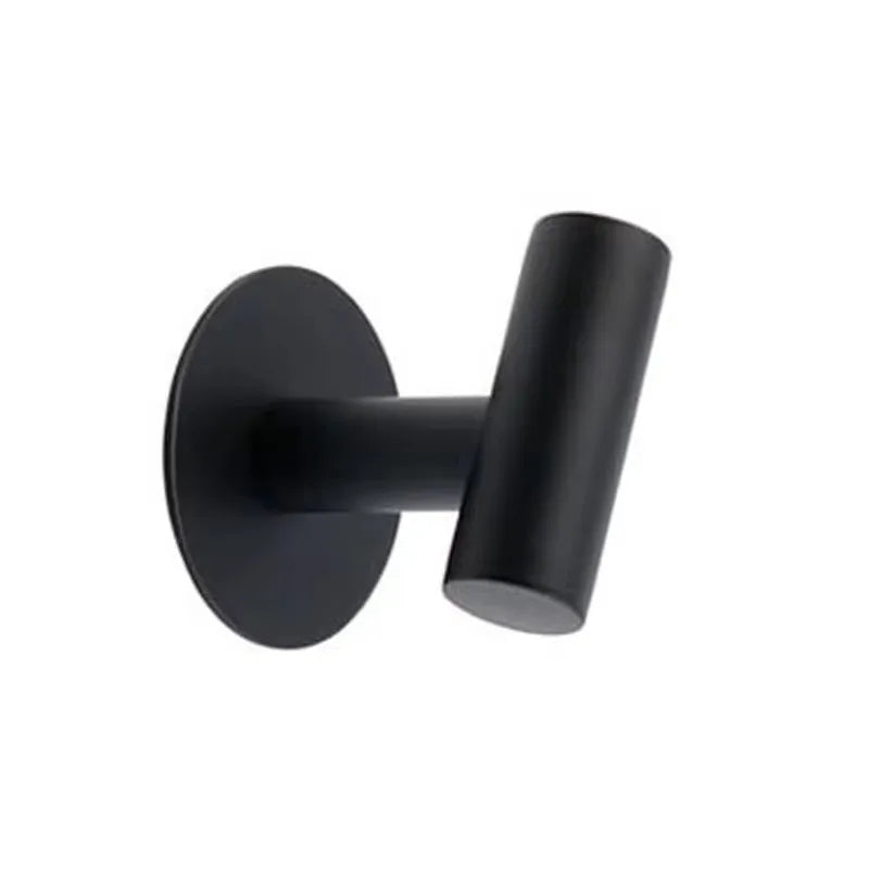 1pc, No punching self-adhesive hook, Stainless steel bathroom hook,bathroom accessories kitchen organizer