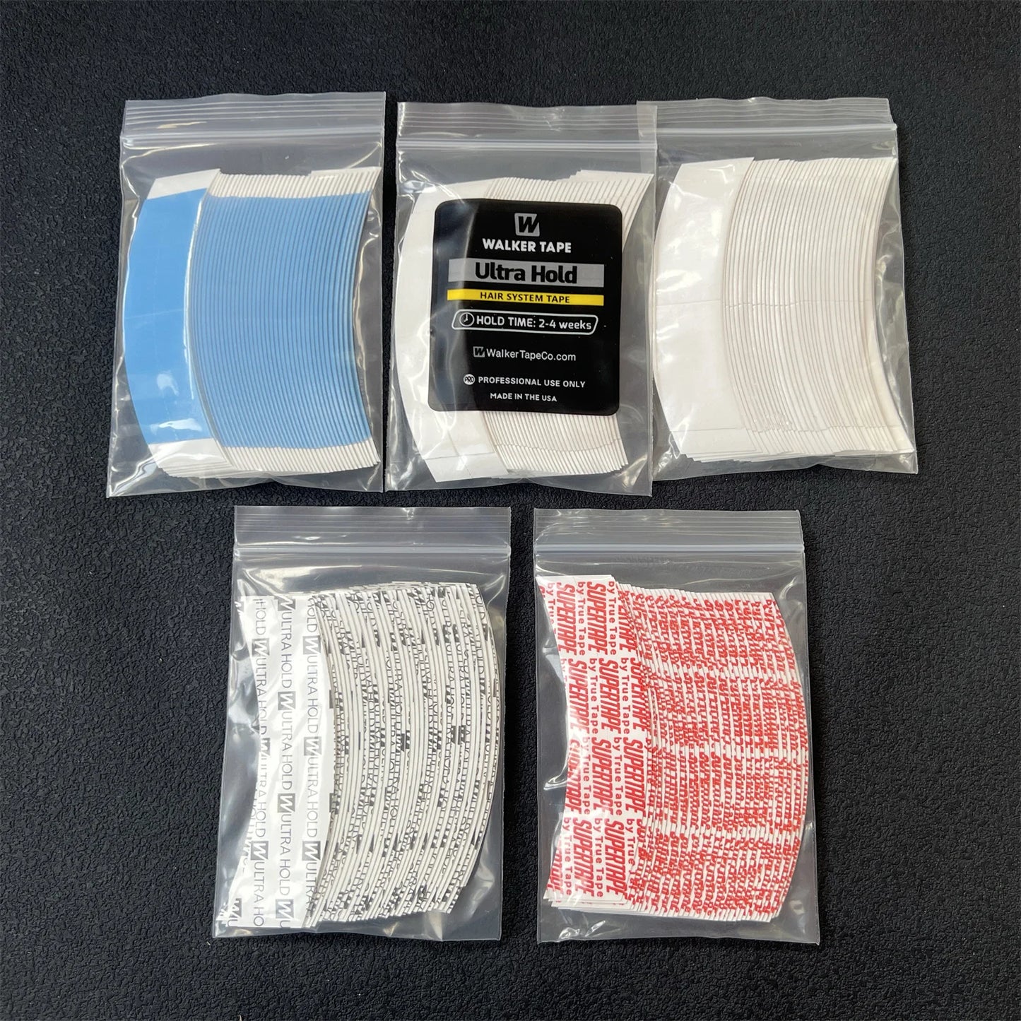 Walker Ultra Hold Curved Hair System Tape 36pcs Super Adhesive Strips Tape For Extension/Toupee/ Lace Wig/Closure