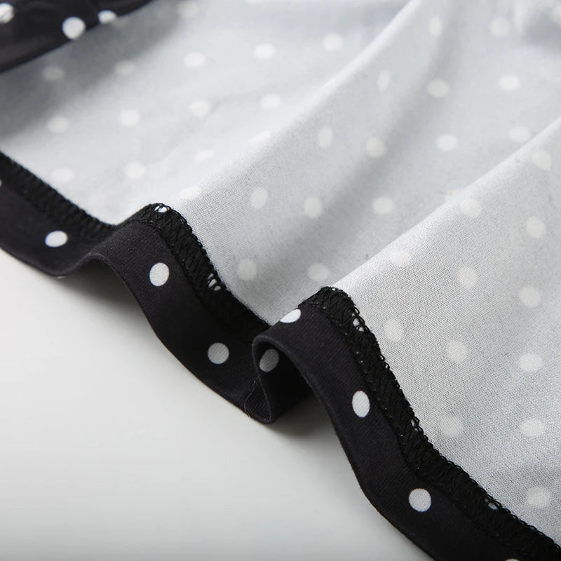SUCHCUTE Polka Dot Halter Mini Dress – Backless Sleeveless Summer Party Dress