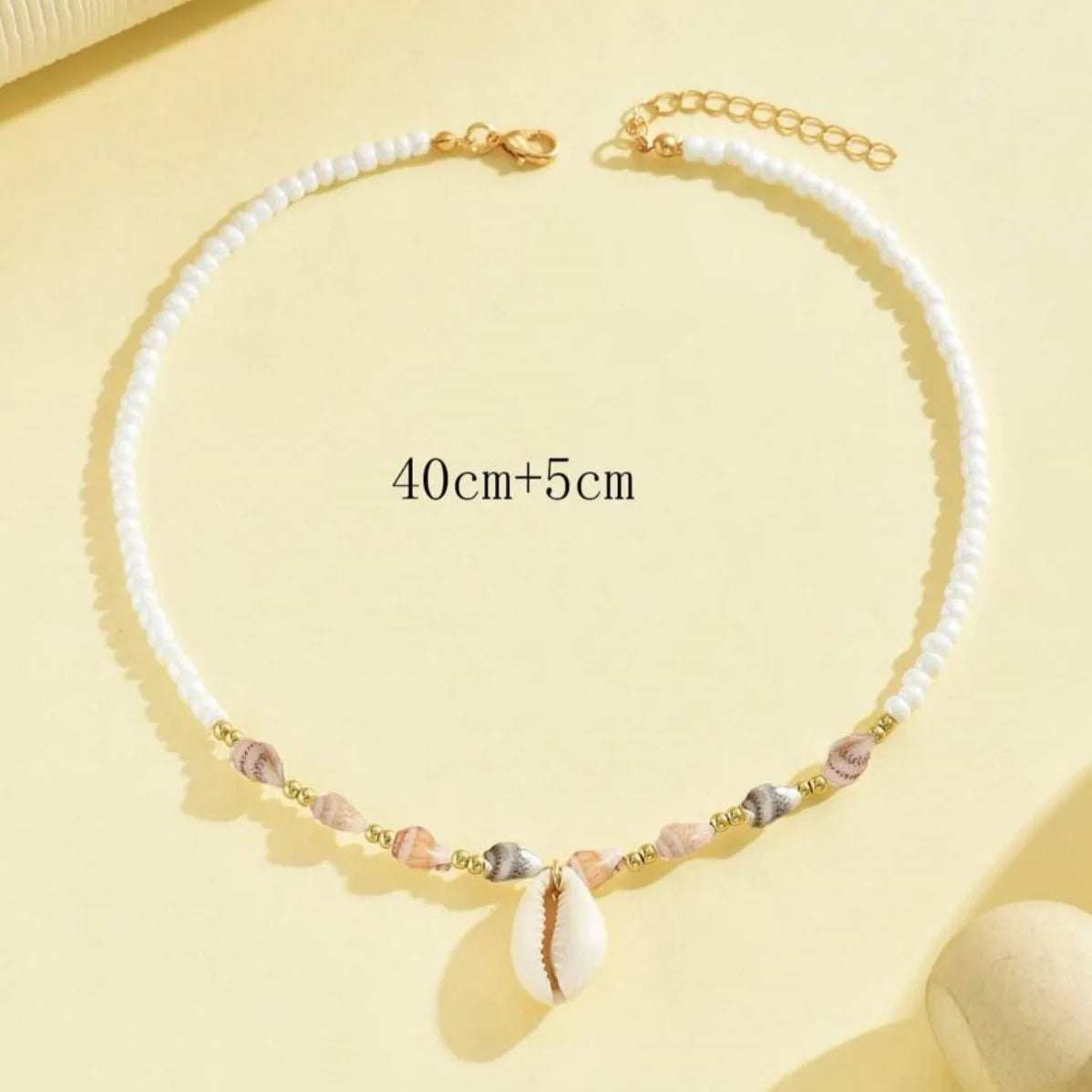 New Beach Style Seashell Necklace Beaded Choker Necklaces for Women Handmade Starfish Pendant Fashion Ocean Украшения Чокер