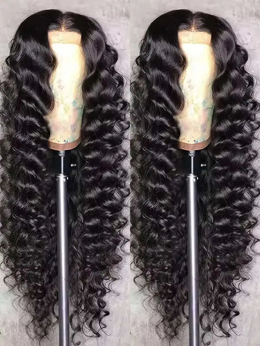 Loose Deep Wave 13x6 HD Lace Front Human Hair Wig – 40–42 Inch 250%