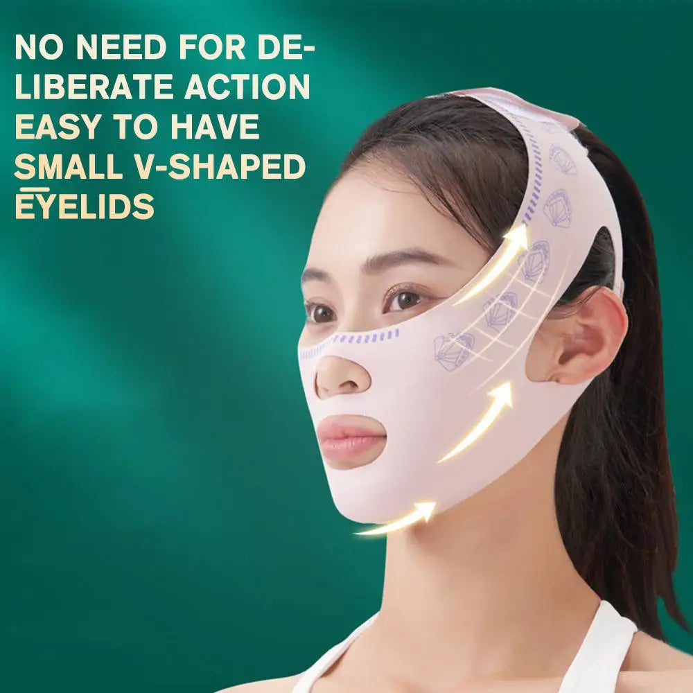 V-Line Face Sculpting Sleep Mask – Chin & Jawline Lifting Band