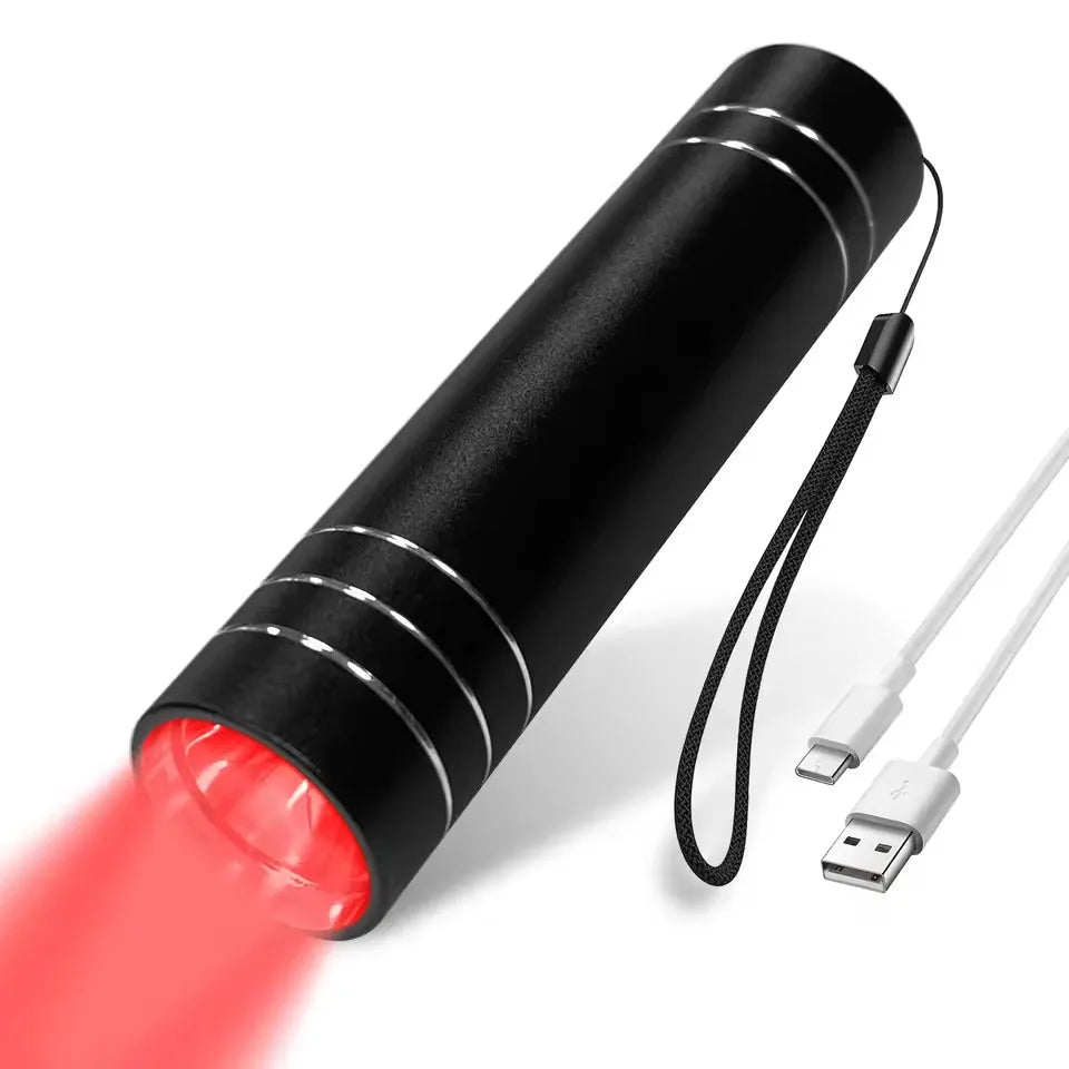Portable Red Light Therapy Torch – 660nm & 850nm Handheld Pain Relief Wand