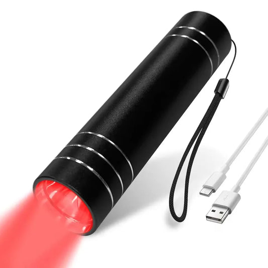 Portable Red Light Therapy Torch – 660nm & 850nm Handheld Pain Relief Wand