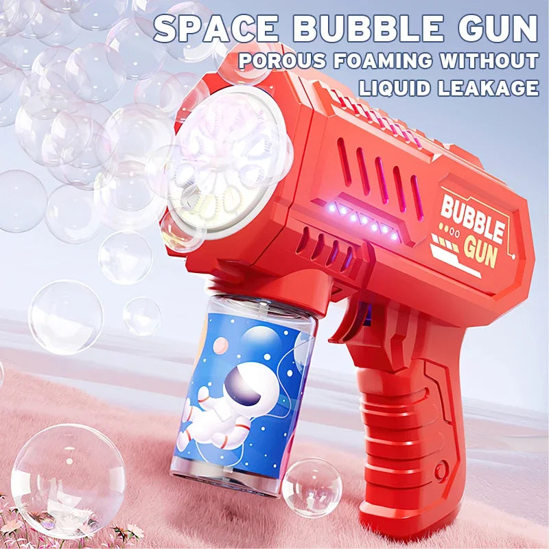 Automatic Bubble Gun — Rocket Bubble Machine for Kids & Outdoor Fun