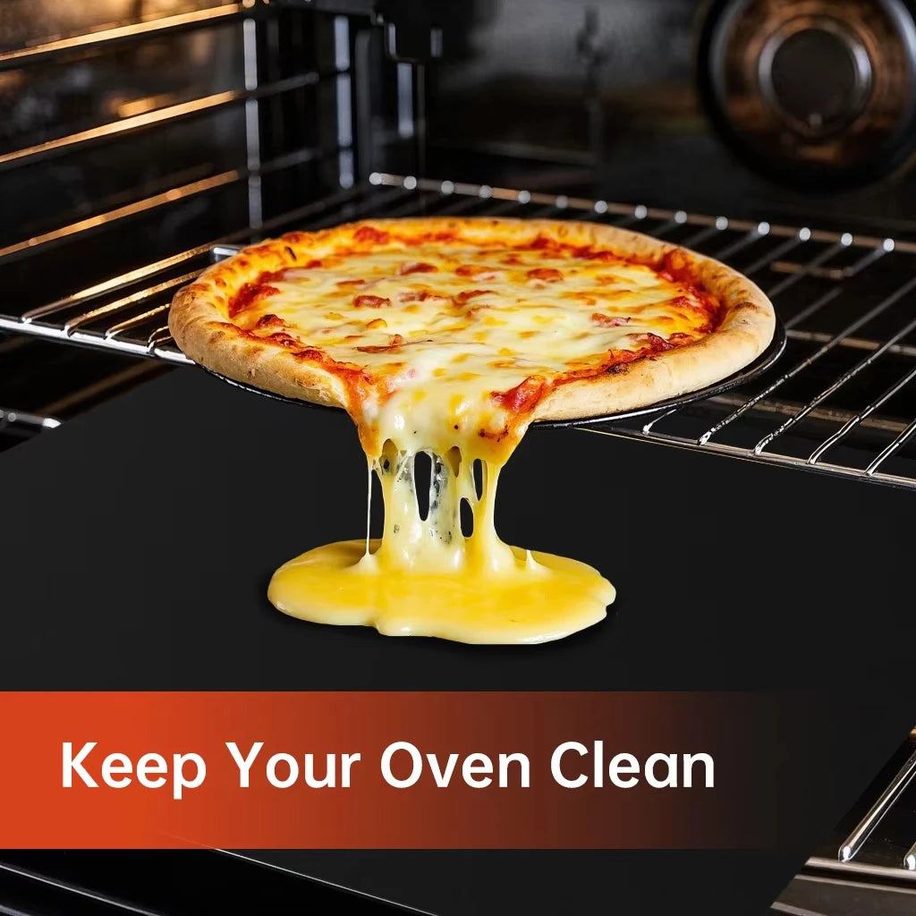 New Oven Liners Reusable Non-stick Anti Dirt Protection Pad Heat Resistant BBQ Grill Mat for Barbecue Cooking Baking Accessories