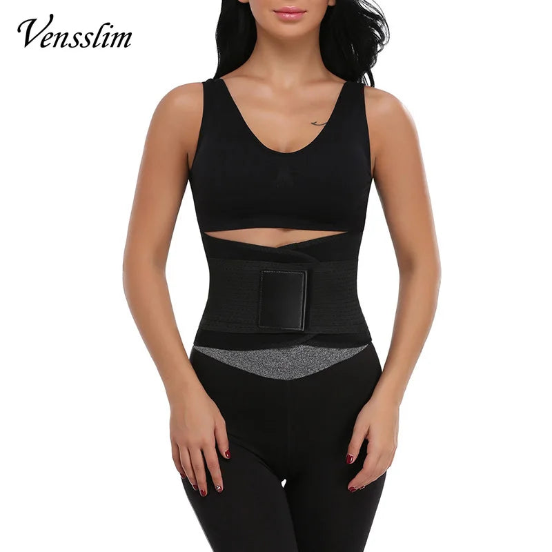 Women's Sauna Sweat Waist Trainer Belt – Abdomen Trimmer & Slimming Girdle