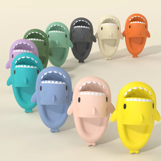 Shark Slippers – Fun Anti-Skid Indoor & Beach Sandals for Couples
