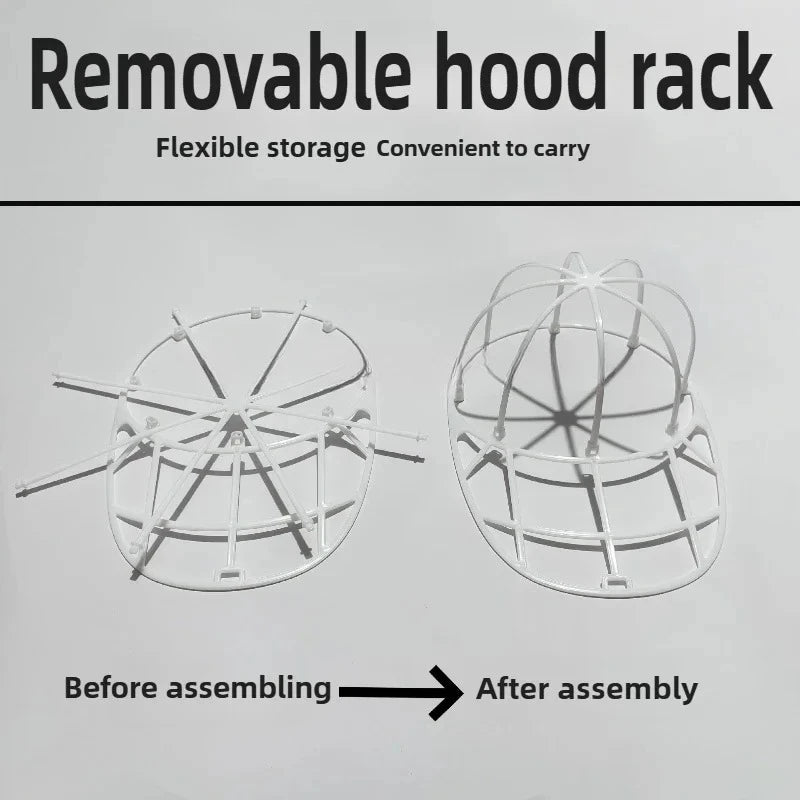 Portable Hat Washing Protection Bag – Anti-Deformation Mesh Cap Cleaner for Baseball Hats