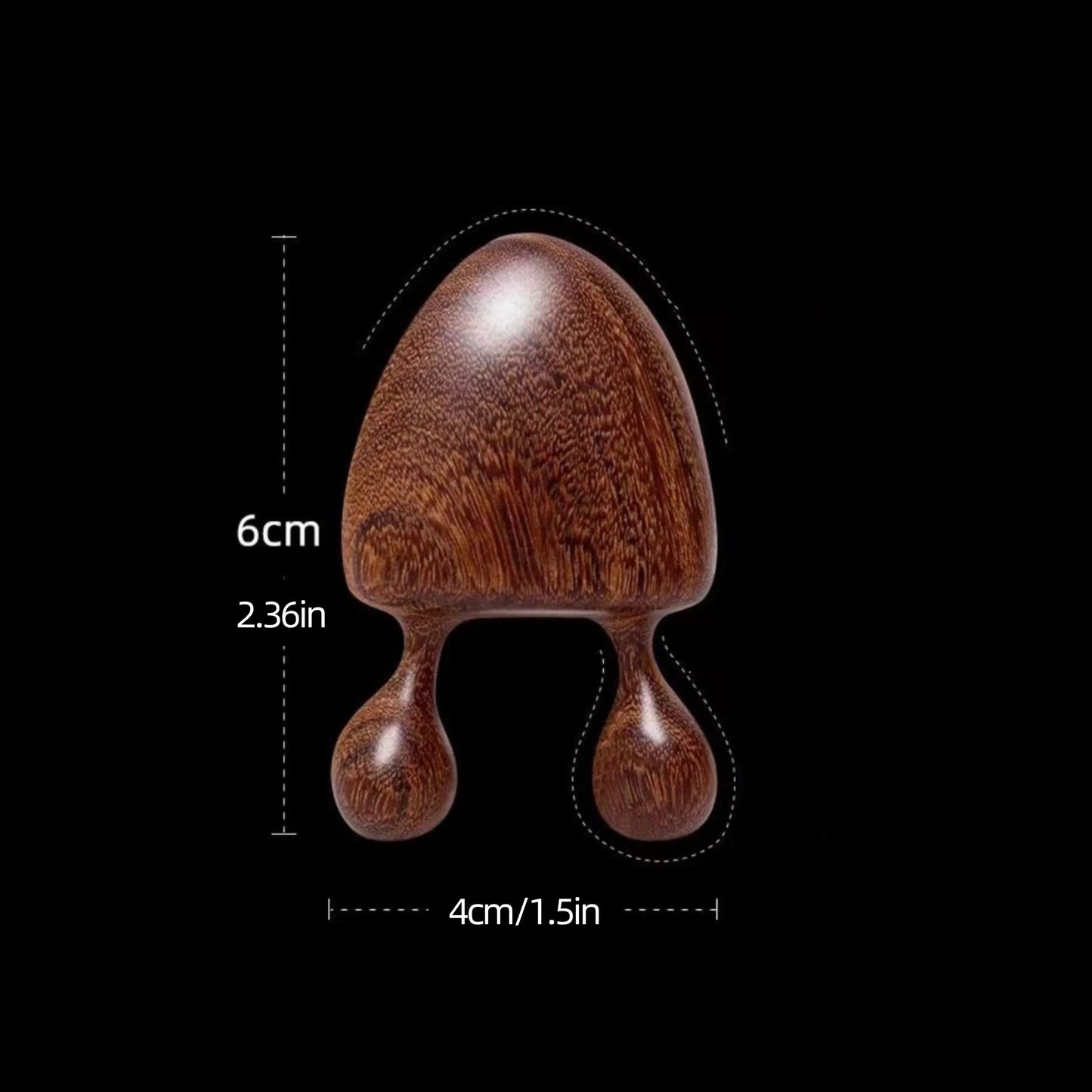 Sandalwood Snail Facial Meridian Massager – Eye Relief & Nose Contour Tool