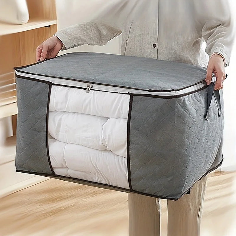 Extra Large Portable Storage Bag with Window – Clothing & Quilt Organiser