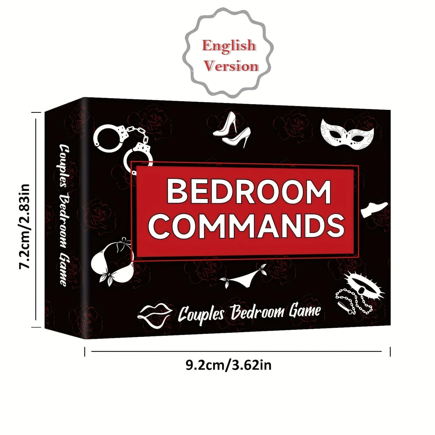 Bedroom Card Game for Couples – 108 Adult Cards for Date Nights & Valentine's Day
