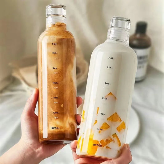 Time-Marker Motivational Water Bottle – Leakproof Sports & School