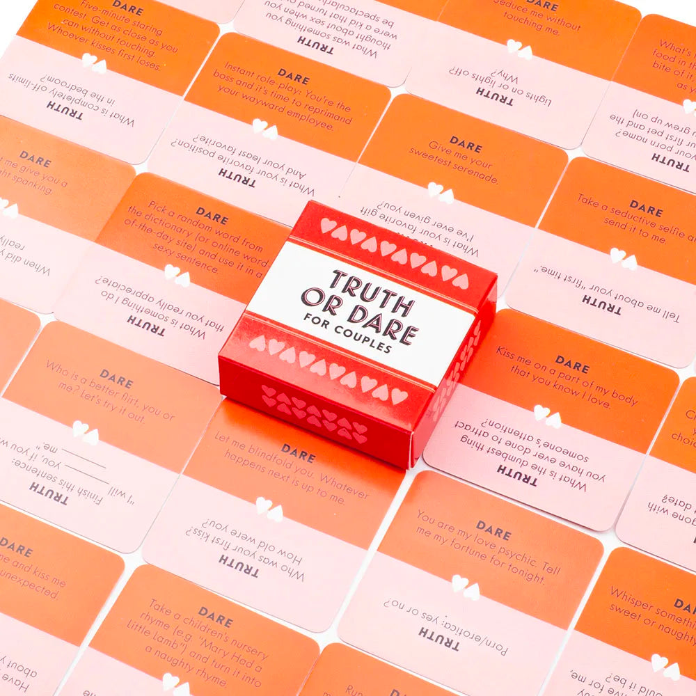 Truth or Dare Couples Card Game – 51 Sexy & Fun Questions for Date Nights