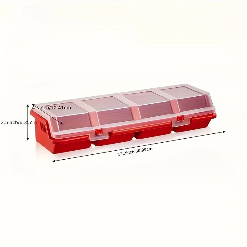 Multi-Compartment Parts Organiser Box – Screws, Jewellery & Small Items Storage