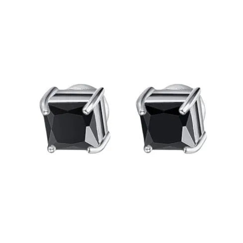 Punk round Zircon Magnetic Ear Studs Crystal CZ Non Piercing Jewelry for Men And Women Strong Magnet Clip Earrings