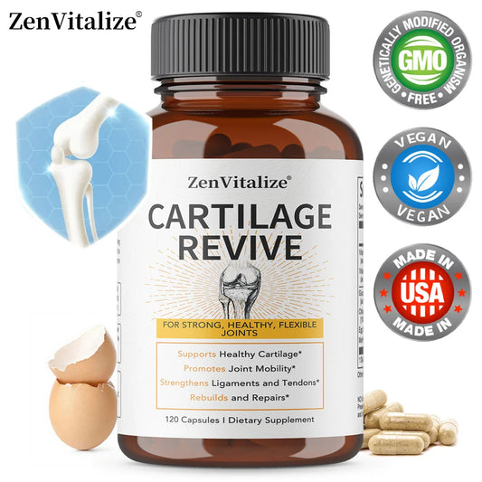 Cartilage & Joint Support Supplement – Type II Collagen, Glucosamine & Vitamin D3