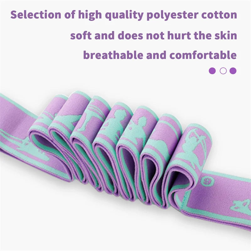 Elastic Yoga Resistance Band – Stretching & Pilates Pull Belt for Flexibility