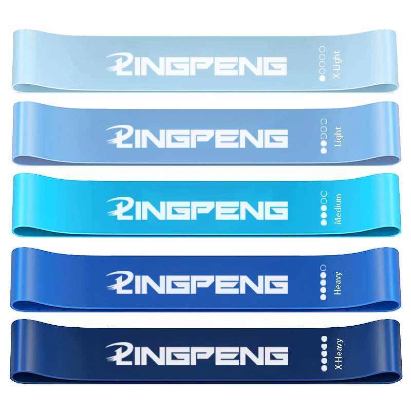 Resistance Exercise Loop Bands Set – 5 Levels for Women & Men Booty & Leg Training